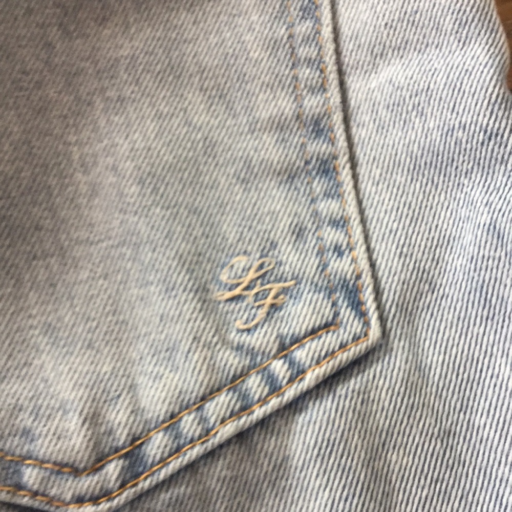Lovers + Friends Button Fly Light Wash Jeans 26 - Picture 5 of 11